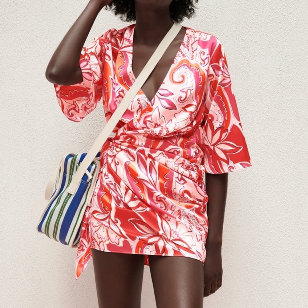 Silk Zara Wrap Dress